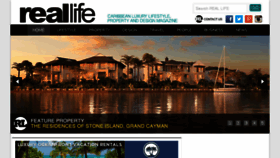 What Reallifecaribbean.com website looked like in 2018 (5 years ago)