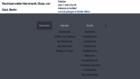What Rechtsanwalt-berlin-mitte.com website looked like in 2018 (5 years ago)