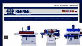 What Rehnen.de website looked like in 2018 (5 years ago)