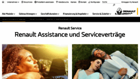 What Renault-aftersales.de website looked like in 2018 (5 years ago)