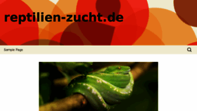 What Reptilien-zucht.de website looked like in 2018 (5 years ago)