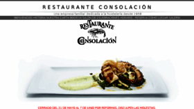 What Restauranteconsolacion.es website looked like in 2018 (5 years ago)