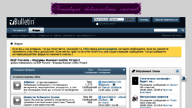 What Rgp-forum.ru website looked like in 2018 (5 years ago)