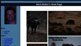 What Richkleber.com website looked like in 2018 (5 years ago)