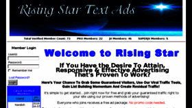 What Risingstartextadz.com website looked like in 2018 (5 years ago)