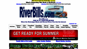 What Riverbills.com website looked like in 2018 (7 years ago)