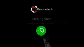 What Rizonetech.com website looked like in 2018 (5 years ago)