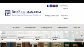 What Robbergman.com website looked like in 2018 (5 years ago)
