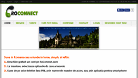 What Roconnect.com website looked like in 2018 (5 years ago)