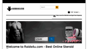 What Roids4u.com website looked like in 2018 (5 years ago)