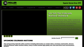 What Rollerauction.net website looked like in 2018 (5 years ago)