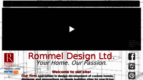 What Rommeldesign.com website looked like in 2018 (5 years ago)