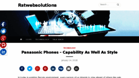 What Rstwebsolutions.com website looked like in 2018 (5 years ago)