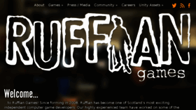 What Ruffiangames.com website looked like in 2018 (5 years ago)