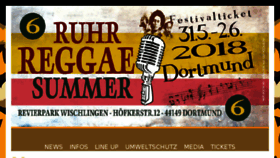 What Ruhr-reggae-summer.de website looked like in 2018 (5 years ago)