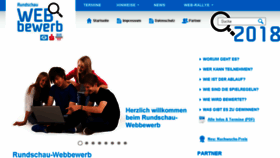 What Rundschau-webbewerb.de website looked like in 2018 (5 years ago)