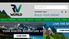 What Rvworldstore.co.nz website looked like in 2018 (7 years ago)