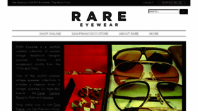 What Rareeyewear.com website looked like in 2018 (6 years ago)