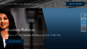 What Rahmanlawpllc.com website looked like in 2018 (5 years ago)