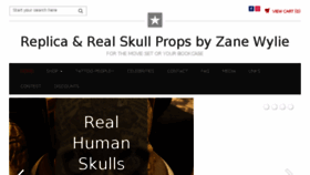 What Realhumanskull.com website looked like in 2018 (5 years ago)