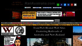 What Railaustralia.com website looked like in 2018 (5 years ago)