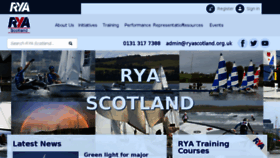 What Ryascotland.org.uk website looked like in 2018 (5 years ago)