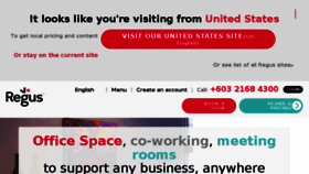 What Regus.com.my website looked like in 2018 (5 years ago)