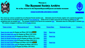 What Rayment.info website looked like in 2018 (5 years ago)
