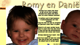 What Romyendaniel.nl website looked like in 2018 (5 years ago)