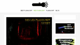 What Redflashlight.com website looked like in 2018 (5 years ago)
