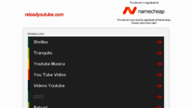 What Reloadyoutube.com website looked like in 2018 (5 years ago)