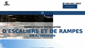 What Rampeescalieraluminium.com website looked like in 2018 (5 years ago)
