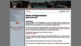 What Regenechsen.de website looked like in 2018 (5 years ago)