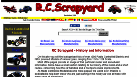 What Rcscrapyard.net website looked like in 2018 (5 years ago)