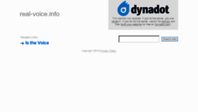 What Real-voice.info website looked like in 2018 (7 years ago)