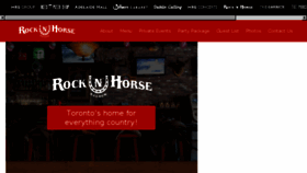 What Rocknhorsesaloon.com website looked like in 2018 (5 years ago)