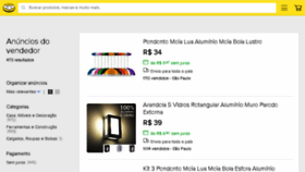 What Reidailuminacao.com.br website looked like in 2018 (5 years ago)