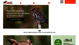 What Redobservadores.cl website looked like in 2018 (7 years ago)