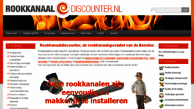 What Rookkanaaldiscounter.nl website looked like in 2018 (5 years ago)