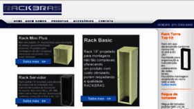 What Rackbras.com.br website looked like in 2018 (5 years ago)