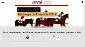 What Renta4.cl website looked like in 2018 (5 years ago)