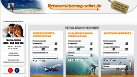 What Reiseversicherung-sofort.de website looked like in 2018 (5 years ago)