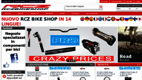 What Rczbikeshop.it website looked like in 2018 (5 years ago)