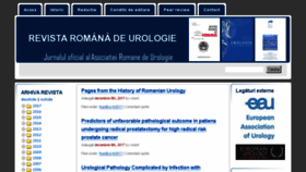 What Revista-urologia.ro website looked like in 2018 (5 years ago)