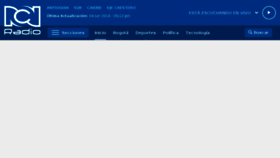 What Rcn.com.co website looked like in 2018 (5 years ago)