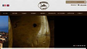 What Rondini.fr website looked like in 2018 (7 years ago)