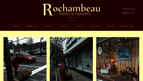 What Rochambeauwines.com website looked like in 2018 (5 years ago)