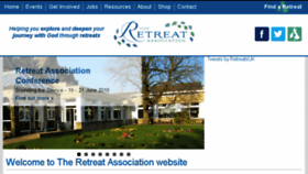 What Retreats.org.uk website looked like in 2018 (5 years ago)