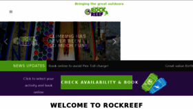 What Rockreef.co.uk website looked like in 2018 (5 years ago)