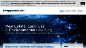 What Realestatelanduseandenvironmentallaw.com website looked like in 2018 (5 years ago)